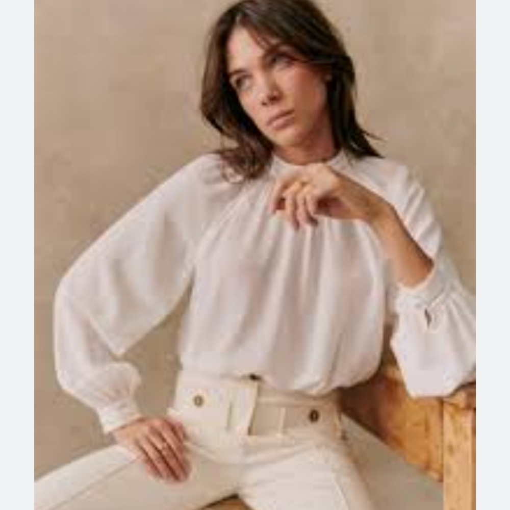 ⭐️PRICEDROP⭐️ROLLA'S white blouse - Picture 2 of 14